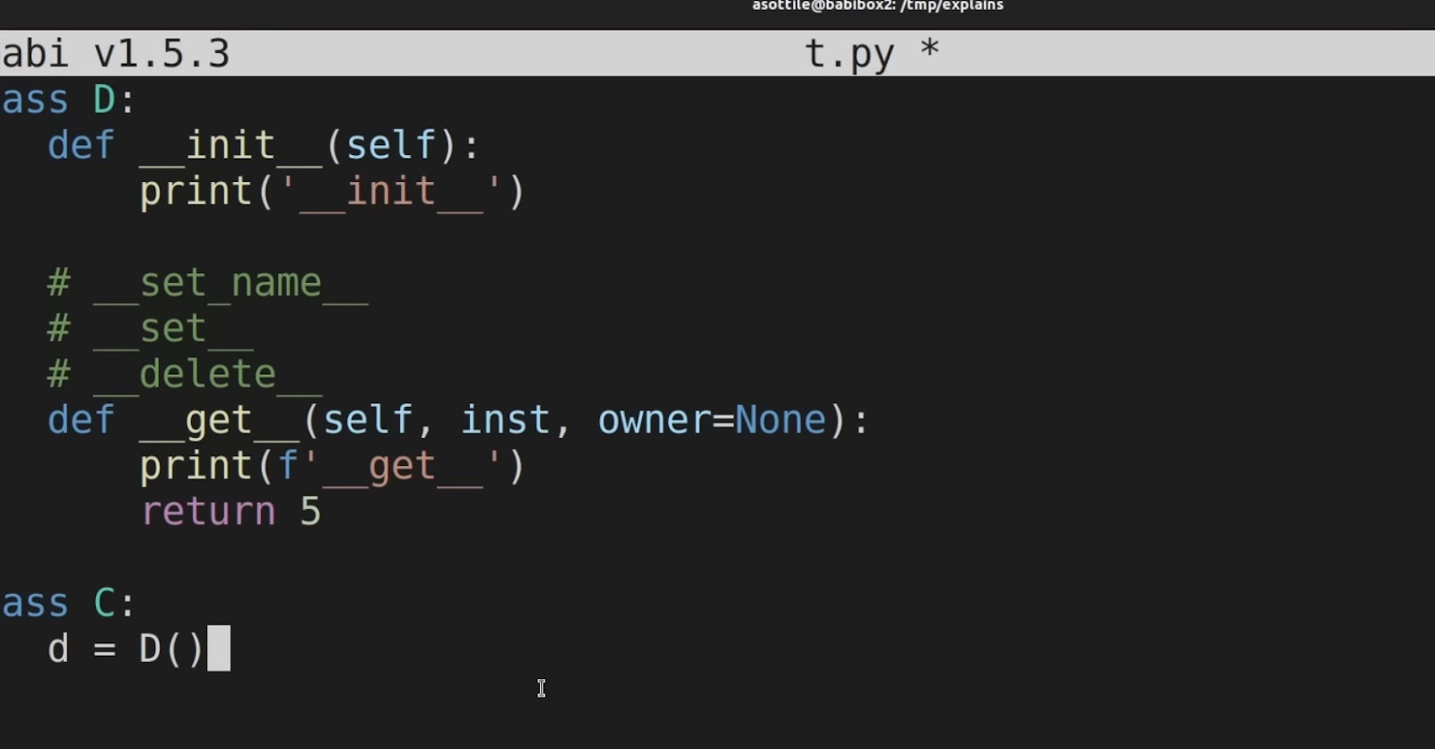 Python programming code