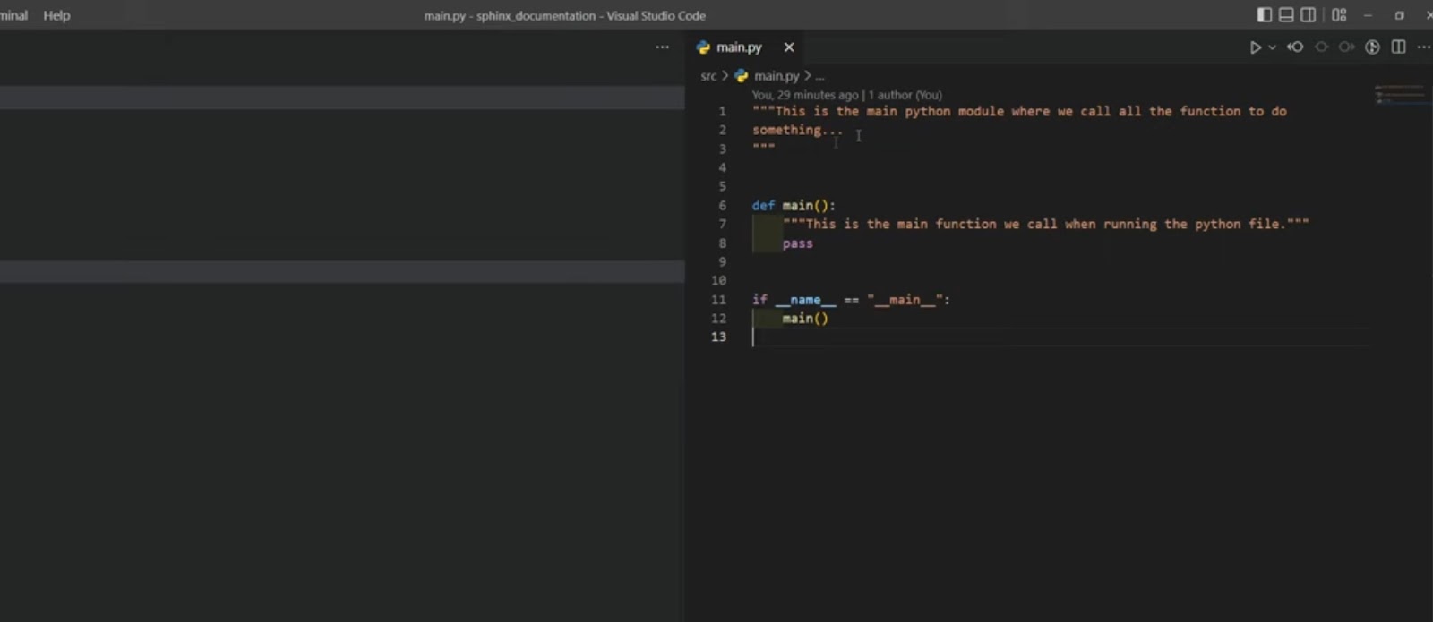 Python programming code
