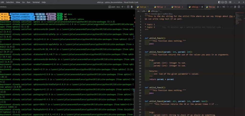 Python programming code