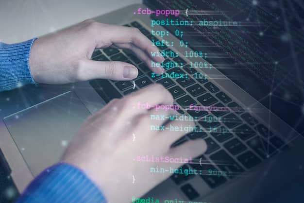 The man is a computer programmer